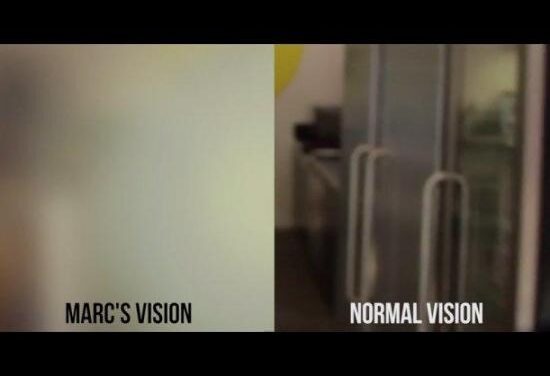 ¿Sabes cómo es quedarse casi ciego? Mira este vídeo