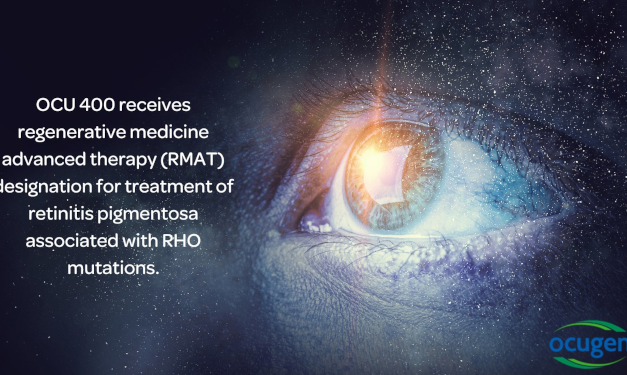 OCU400 obtiene designación RMAT para tratar retinosis pigmentaria con mutaciones en RHO
