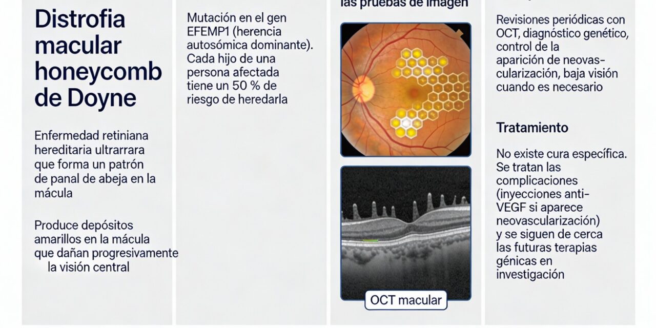 Honeycomb, la distrofia ultrarrara que asemeja un panal de abeja 